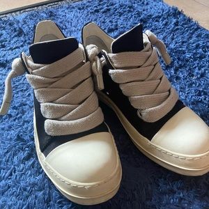 Rick Owens jumbo laces low top